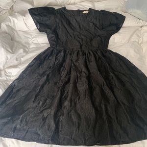 Black lace dress